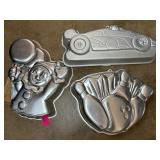 Three Aluminum Cake Pans
