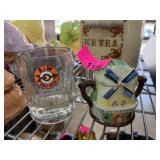 A&W Root Beer Glass and Windmill Creamer
