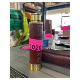 Tasco 25x30mm Brass and Leather Telescope