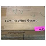 Fire Pit Wind Guard in Original Packaging
