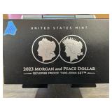 2023 Morgan and Peace Dollar Reverse Proof Set