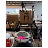 Metal Stand with Haeger Pottery Bowl
