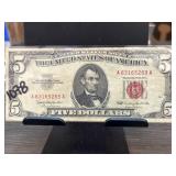 Series 1928 Red Seal $5 United States Note