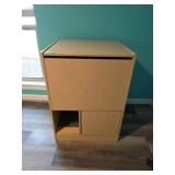 Out of Sight Litter Box Enclosure Cabinet