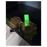 Decorative Coin-Adorned Trinket Box and Medal