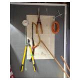 Garden Tools, Fishing Reels, and Books Lot