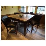 Dining Table With 4 Upholstered Chairs