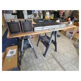 RIDGID Folding Sawhorses with Tabletop