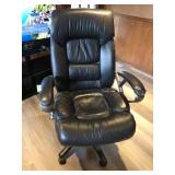 Black Leather Executive Office Chair