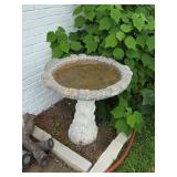 Concrete Outdoor Bird Bath