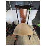Wooden Chair With Upholstered Seat