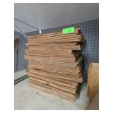 Stack of Brown Paper Yard Bags
