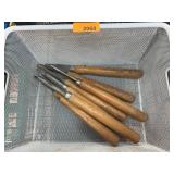 6 Woodturning Lathe Chisels