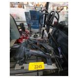 Router and Electric Staplers Lot