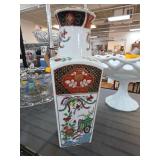 Imari Porcelain Square Vase, 15 Inch