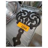 Butterfly Cast Iron Decorative Trivet