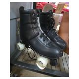 XUDREZ Black Roller Skates, Size 44