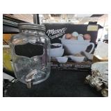Mason Craft & More Bowl Set and Glass Dispens