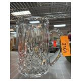 Clear Cut Crystal Water Pitcher