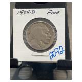 1929-D Buffalo Nickel, Fine Condition