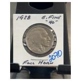 1928 Buffalo Nickel Five Cents