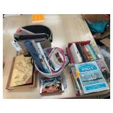 Craft Supplies and Book Lot Assortment