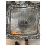 Silver-Plated Engraved Presentation Tray