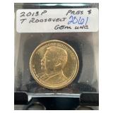 2013 P Theodore Roosevelt $1 Gem UNC