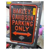 Harley-Davidson Heavy Metal Parking Sign