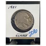 1921 Buffalo Nickel "Scarce"