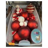 Red Christmas Ornaments and Decor