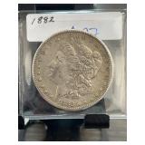 1882 Morgan Silver Dollar Coin