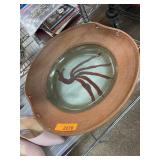Handmade Ceramic Bowl with Abstract Design,