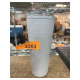 Starbucks 16 oz White Stainless Steel Tumbler