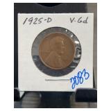 1925-D Lincoln Wheat Cent V.6d