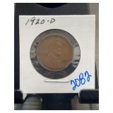 1920-D Lincoln Wheat Cent