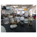 Glass and Ceramic Oil Lamps