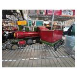 Metal Santa Claus Christmas Train Decoration