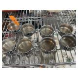Eight Silver Plated Double Handle Cups