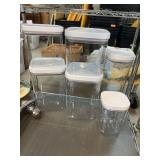 6 OXO Pop Airtight Storage Containers