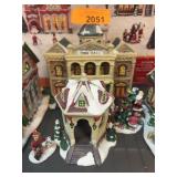 Ceramic Christmas Village Buildings Set