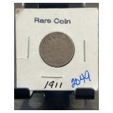 1911 Liberty Head V Nickel Coin