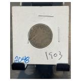 1903 Liberty Head V Nickel Coin