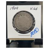 1909 Liberty Head V Nickel Coin