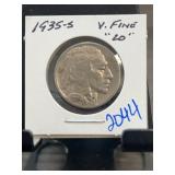 1935-S Buffalo Nickel Very Fine