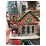 Ceramic Fire House No. 7 Holiday Village