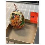 Hand-Painted Decorative Egg Ornament