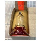 Hand-Painted Glass Bell Ornament