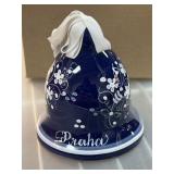 ?eskï¿½ Porcelï¿½n Blue Decorative Bell Prague