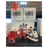 Department 56 Village Candy Cane Bench Set